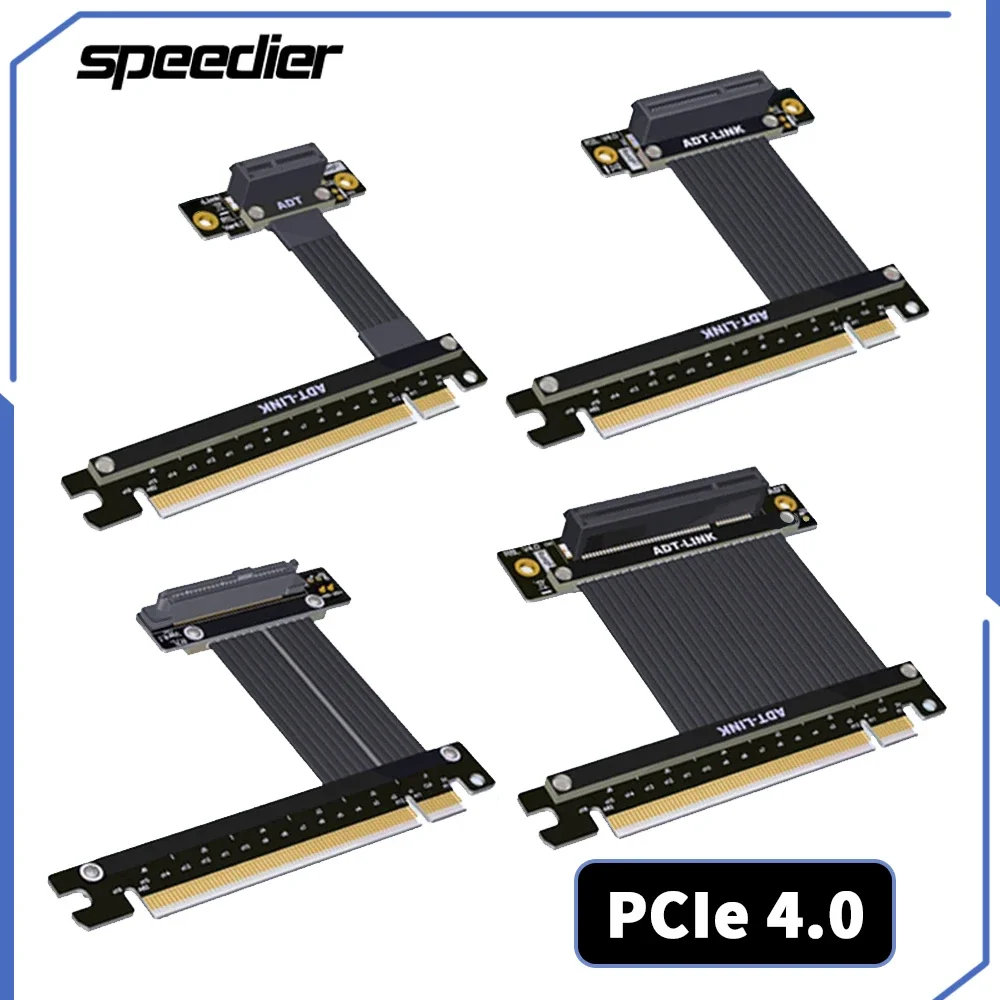PCI Express 4.0 X16 To X1 X4 X8 U.2 SSD SFF-8639 Extension Cable 90 Degree Angled PCIe 16x Extender Riser For NIC NVMe SSD
PCI Express 4.0 X16 To X1 X4 X8 U.2 SSD SFF-8639 Extension Cable 90 Degree Angled PCIe 16x Extender Riser For NIC NVMe SSD