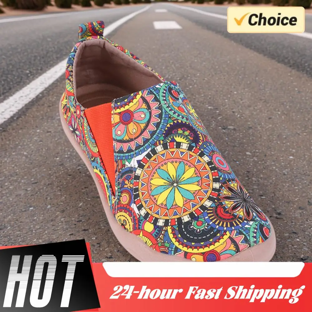 Women Loafers Canvas Walking Shoes Breathable Casual Travel Shoes Ethnic Style Lightweight Walking Loafers for Outdoor Travel
Women Loafers Canvas Walking Shoes Breathable Casual Travel Shoes Ethnic Style Lightweight Walking Loafers for Outdoor Travel