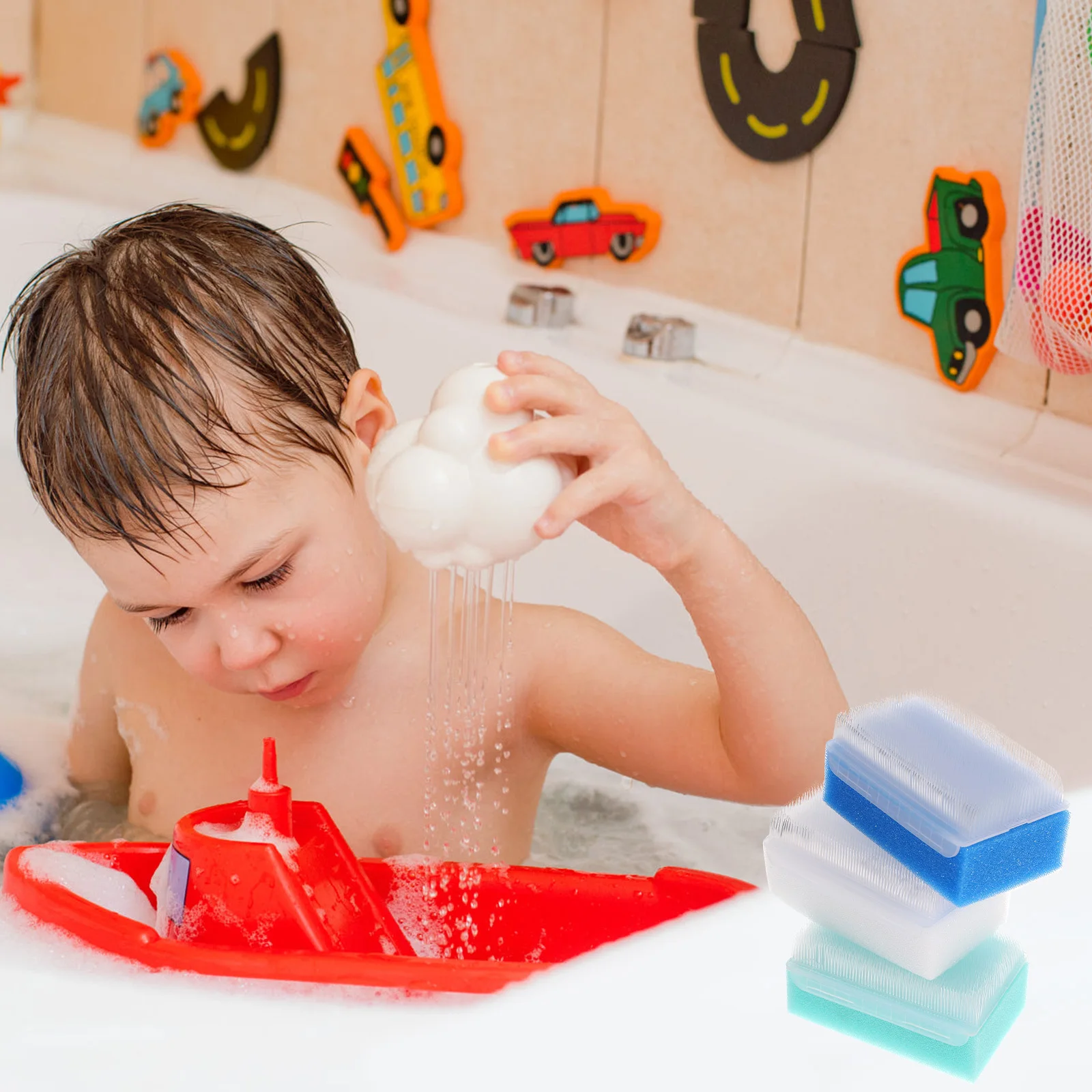 3pcs Sponge Head Brush For Shampoo Bath Scrubber Massage Cleansing Tool Bathing Essential Soft Sponge Brush
3pcs Sponge Head Brush For Shampoo Bath Scrubber Massage Cleansing Tool Bathing Essential Soft Sponge Brush