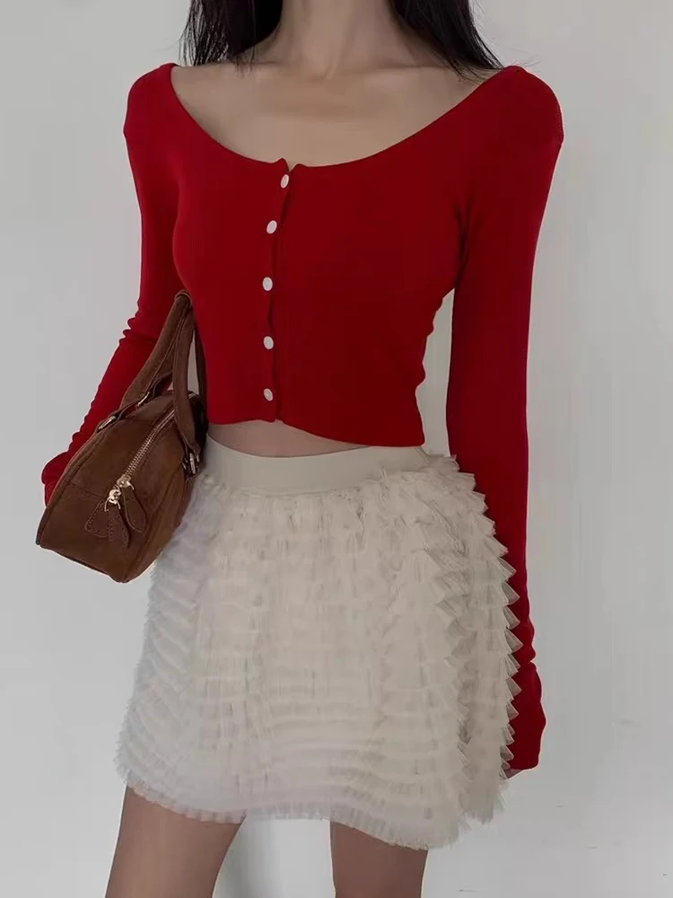 Gagarich 2025 Splicing Layer By Layer Mesh Cake Midi Women Summer New Sweet Temperament High Waist Slimming Short Skirt
Gagarich 2025 Splicing Layer By Layer Mesh Cake Midi Women Summer New Sweet Temperament High Waist Slimming Short Skirt