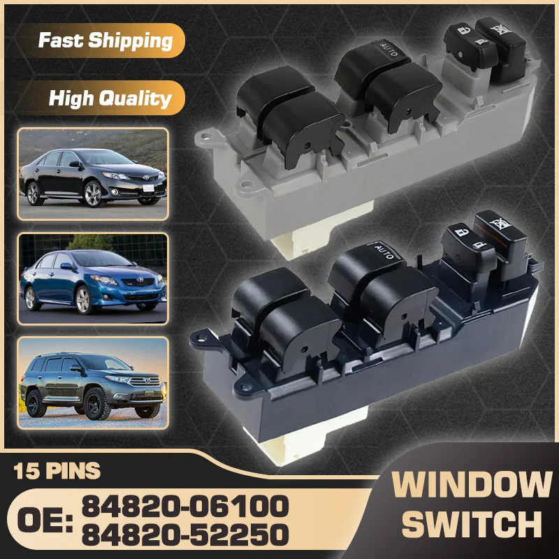 Power Window Control Switch Button 8482006100 For Toyota Camry Toyota Corolla MK10 Toyota Highlander MK2 Toyota Kluger 2008-2013
Power Window Control Switch Button 8482006100 For Toyota Camry Toyota Corolla MK10 Toyota Highlander MK2 Toyota Kluger 2008-2013