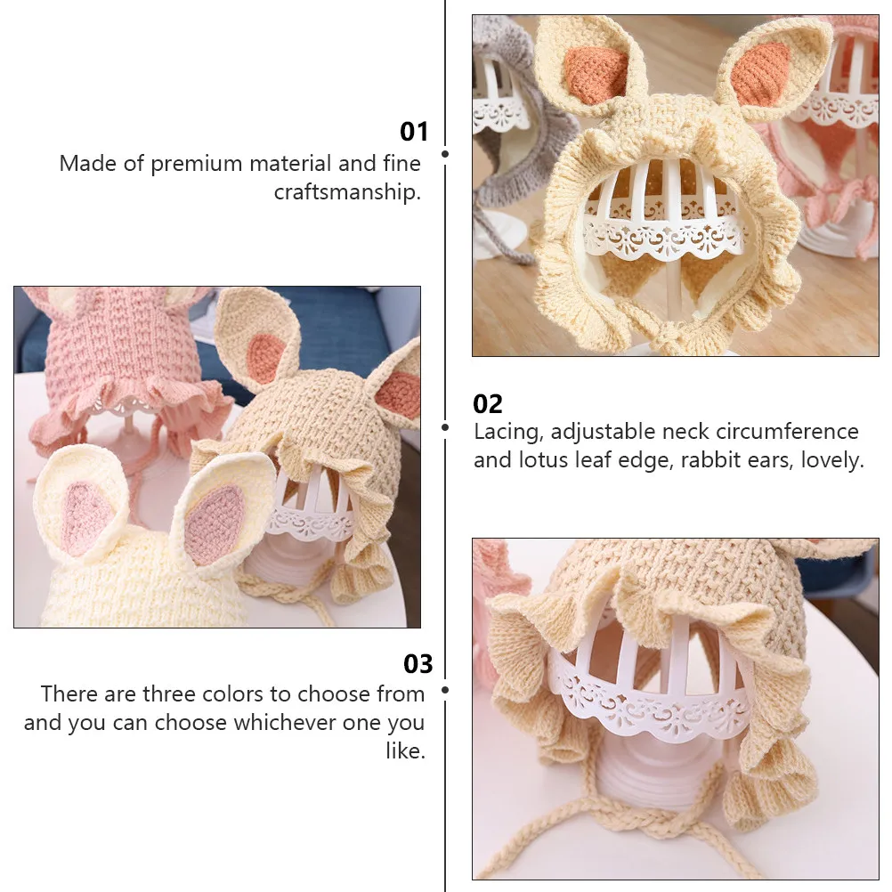 1 шт. Теплая вязаная зимняя шапка с кроличьими ушками и дизайном свинки для малышей, регулируемая, 3 цвета, детские аксессуары
1 шт. Теплая вязаная зимняя шапка с кроличьими ушками и дизайном свинки для малышей, регулируемая, 3 цвета, детские аксессуары