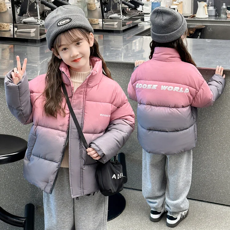 Girls winter winter cotton-padded jacket 2024 new foreign style 5-14 year girl large child padded jacket with stand-up collar
Girls winter winter cotton-padded jacket 2024 new foreign style 5-14 year girl large child padded jacket with stand-up collar