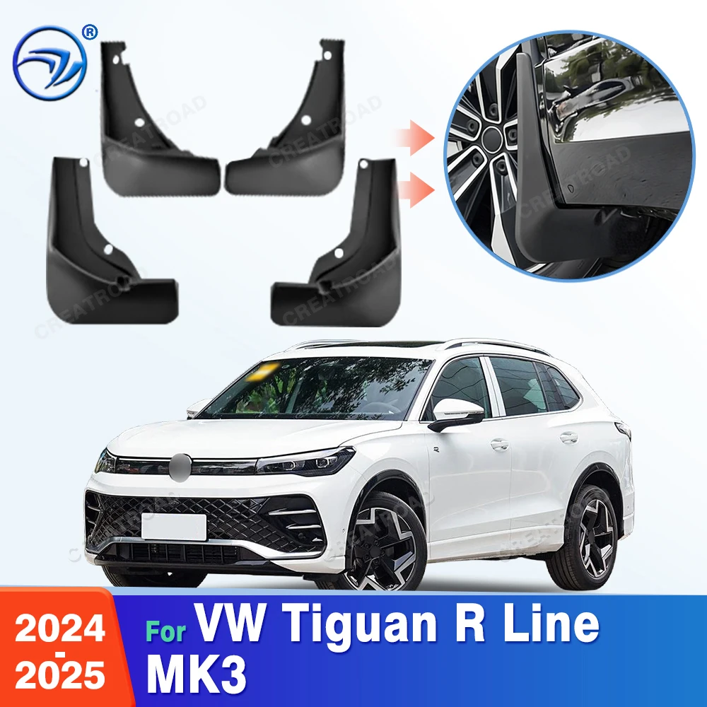For Volkswagen VW Tiguan R Line MK3 2024-2025 Fender Mudflaps Splash Guards Mudguards Mud Flaps Car Accessories
For Volkswagen VW Tiguan R Line MK3 2024-2025 Fender Mudflaps Splash Guards Mudguards Mud Flaps Car Accessories