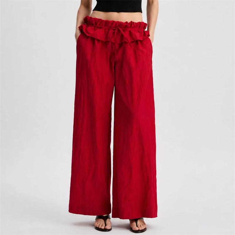 High-quality autumnNew custom tie-dye floral bud waist wide-leg trousers for womenFashionable casual loose floor-length trousers
High-quality autumnNew custom tie-dye floral bud waist wide-leg trousers for womenFashionable casual loose floor-length trousers