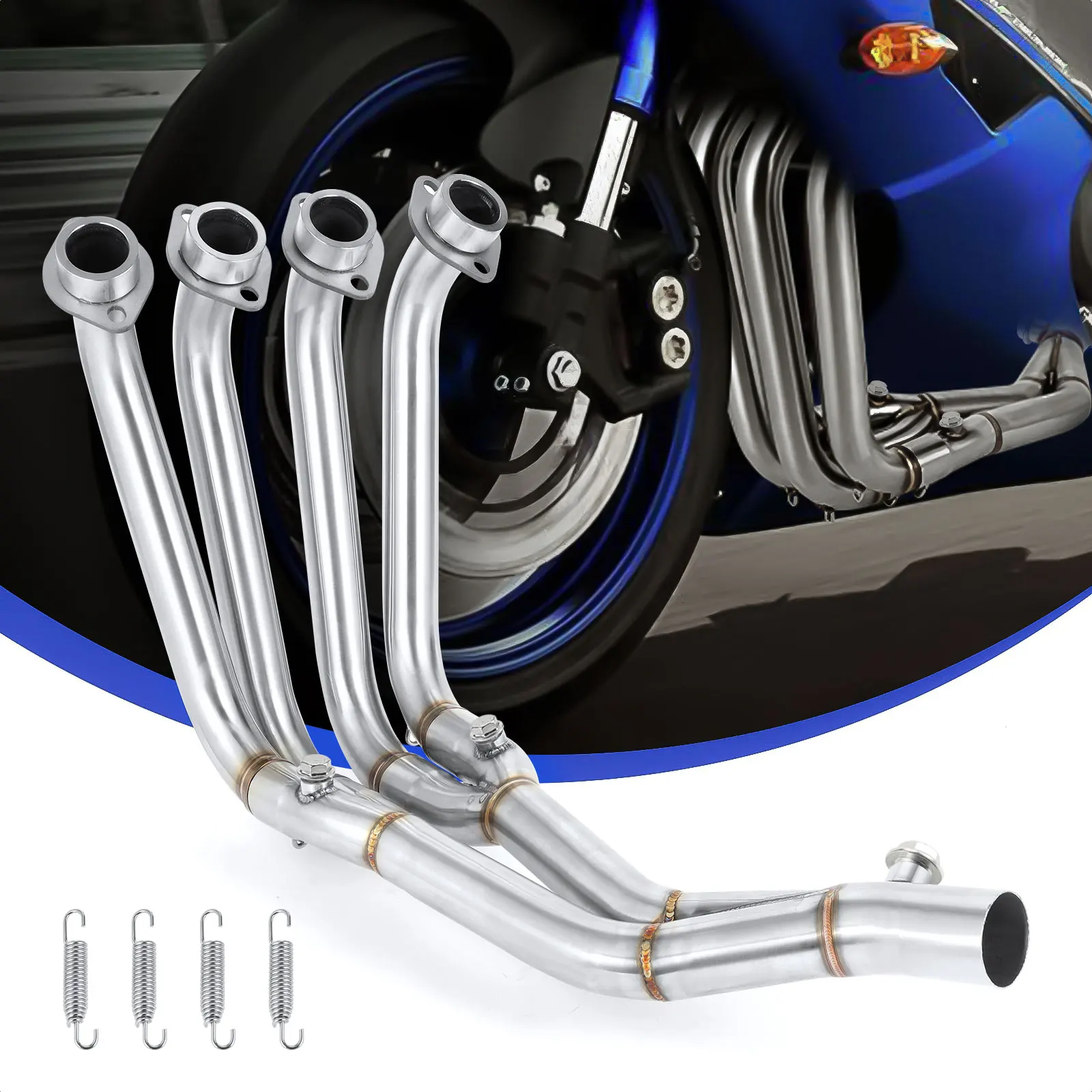 Motorcycle Stainless Steel Exhaust Pipes System Header Pipes for Yamaha YZF R6 2006-2014 Accessories
Motorcycle Stainless Steel Exhaust Pipes System Header Pipes for Yamaha YZF R6 2006-2014 Accessories