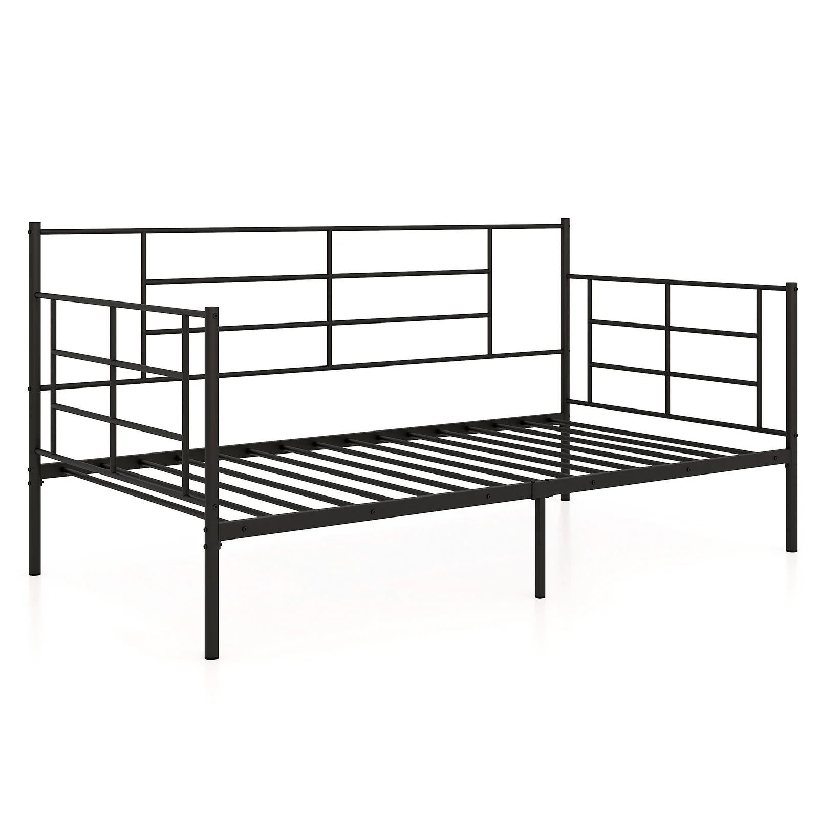 Twin Size Metal Daybed Heavy Duty Sofa Bed Frame Mattress Foundation Black
Twin Size Metal Daybed Heavy Duty Sofa Bed Frame Mattress Foundation Black