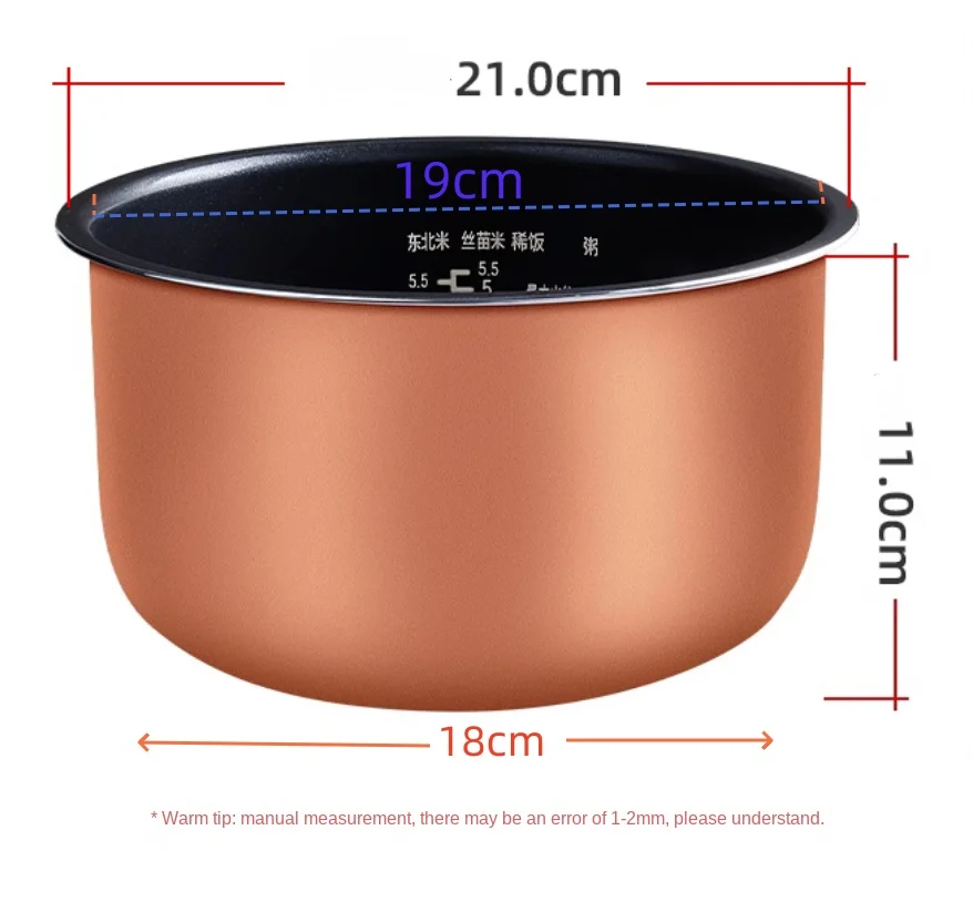 Подходит для рисоварки Midea 3 л, внутренняя фотография горшка/YJ308J/FS3018Q/выход 301/YJ30ED
Подходит для рисоварки Midea 3 л, внутренняя фотография горшка/YJ308J/FS3018Q/выход 301/YJ30ED