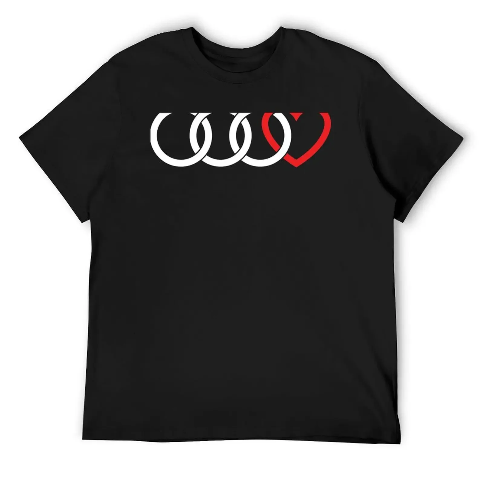 3 Rings + Heart (White) Car Fan Gift T-Shirt vintage sublime T-shirt men
3 Rings + Heart (White) Car Fan Gift T-Shirt vintage sublime T-shirt men