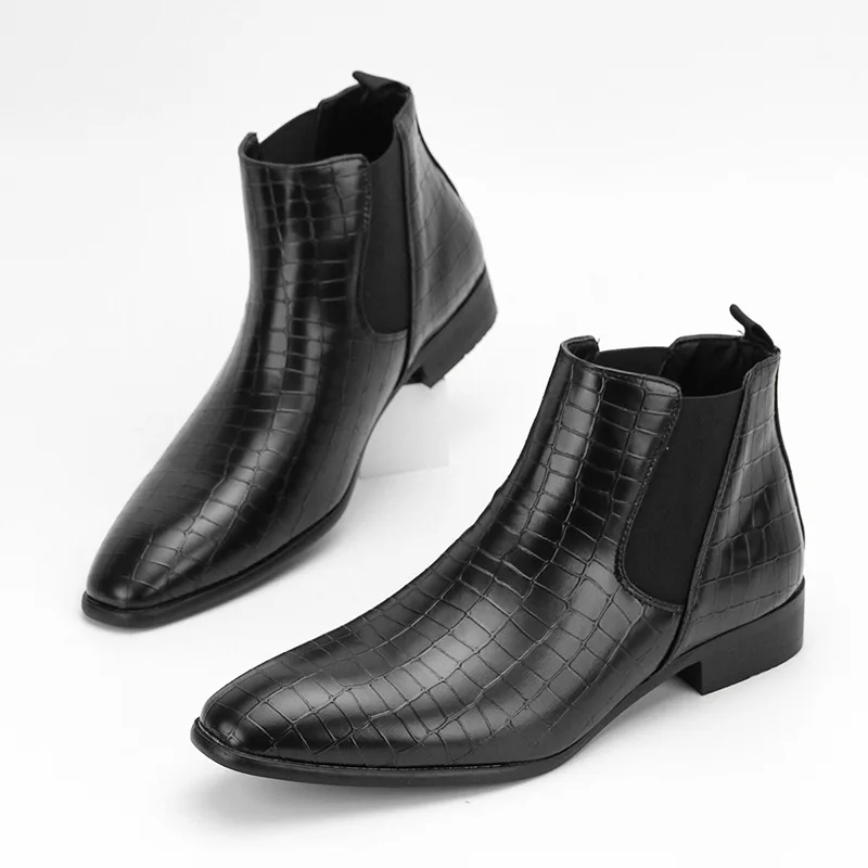 High Quality Mens Chelsea Boots Men's Dress Shoes Luxury Short Boots Shoes for Men Business Shoes New Summer Anti-skid Men Boots
High Quality Mens Chelsea Boots Men's Dress Shoes Luxury Short Boots Shoes for Men Business Shoes New Summer Anti-skid Men Boots