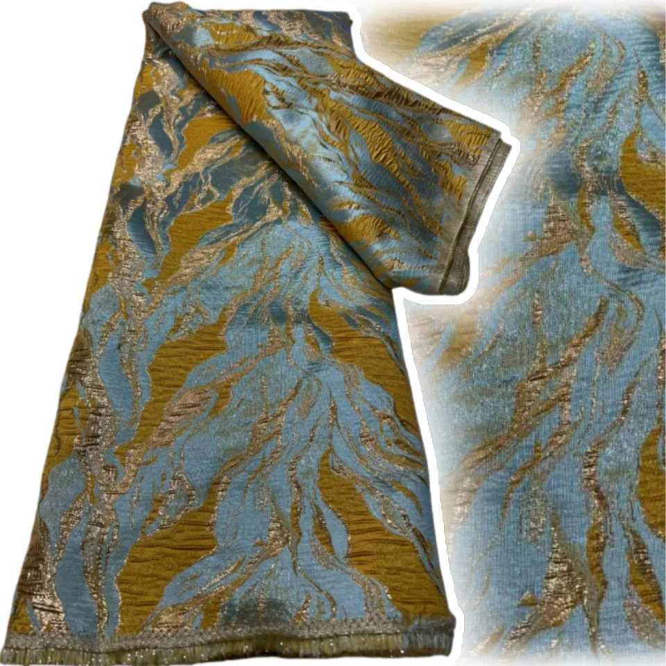 Нигерийская парчовая кружевная ткань высокого качества, африканская позолоченная жаккардовая кружевная ткань, роскошная для шитья вечерних платьев, 5 ярдов AH1638
Нигерийская парчовая кружевная ткань высокого качества, африканская позолоченная жаккардовая кружевная ткань, роскошная для шитья вечерних платьев, 5 ярдов AH1638