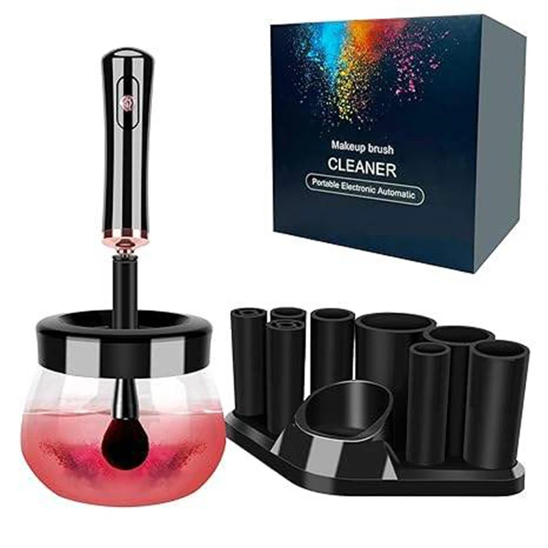 Electric Makeup Brush Cleaner Dryer Set Machine Efficient Wash USB Cosmetic Automatic Brush Rotator 10 Seconds Quick Washing
Electric Makeup Brush Cleaner Dryer Set Machine Efficient Wash USB Cosmetic Automatic Brush Rotator 10 Seconds Quick Washing