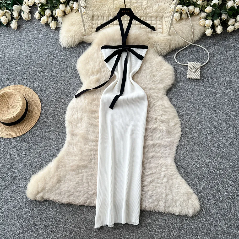 Long Dress Women Dresses Sexy Vestidos Y2k Streetwear V Neck Sleeveless Knit Hip Wrap Elegant Splice Party Night Beach 2026
Long Dress Women Dresses Sexy Vestidos Y2k Streetwear V Neck Sleeveless Knit Hip Wrap Elegant Splice Party Night Beach 2026