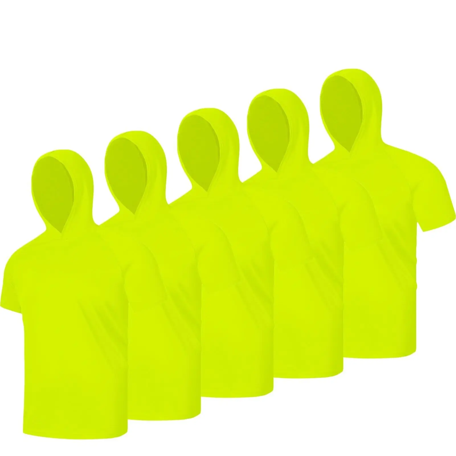 5 Pack Solid Color Men's Short Sleeve Hoddies Quick Dry Sweat Shirts Lightweight Athletic Shirts Pullover Running Shirts with Hood
5 Pack Solid Color Men's Short Sleeve Hoddies Quick Dry Sweat Shirts Lightweight Athletic Shirts Pullover Running Shirts with Hood