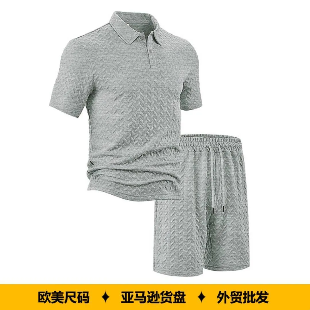 Summer Man Set Shorts T Shirt Short Pants Drawstring Waist Casual Shorts Grey Athletic Shorts 2 Piece Set Men's Matching Sets
Summer Man Set Shorts T Shirt Short Pants Drawstring Waist Casual Shorts Grey Athletic Shorts 2 Piece Set Men's Matching Sets