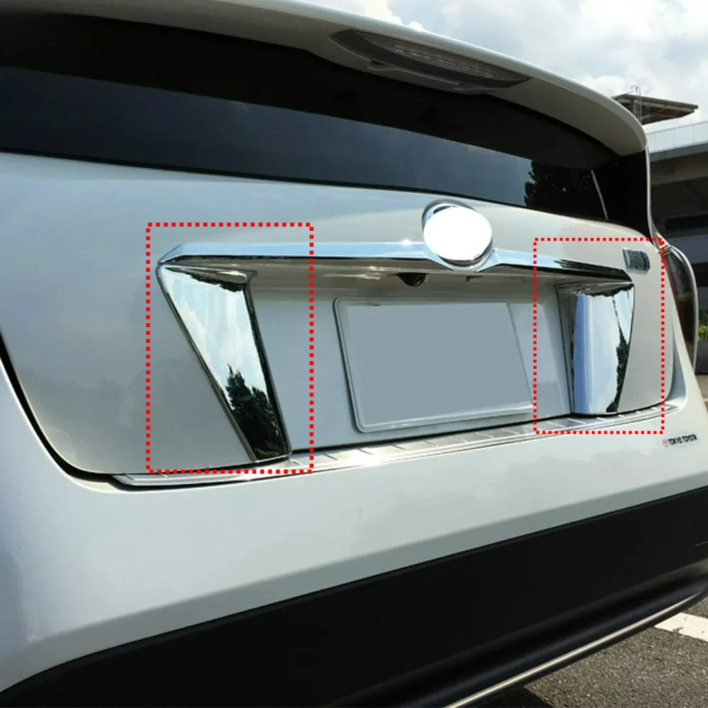 For Toyota Prius 50 series 2016 2017 2018 ABS Chrome Tailgate rear trunk Special decorate strip Rear license plate side trim
For Toyota Prius 50 series 2016 2017 2018 ABS Chrome Tailgate rear trunk Special decorate strip Rear license plate side trim