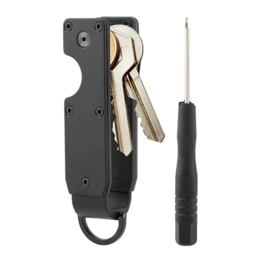 Key Organizer Compact Met-allic Key Holder Innovative Keyholder Secures 2-6 Keys w/Screwdriver
Key Organizer Compact Met-allic Key Holder Innovative Keyholder Secures 2-6 Keys w/Screwdriver