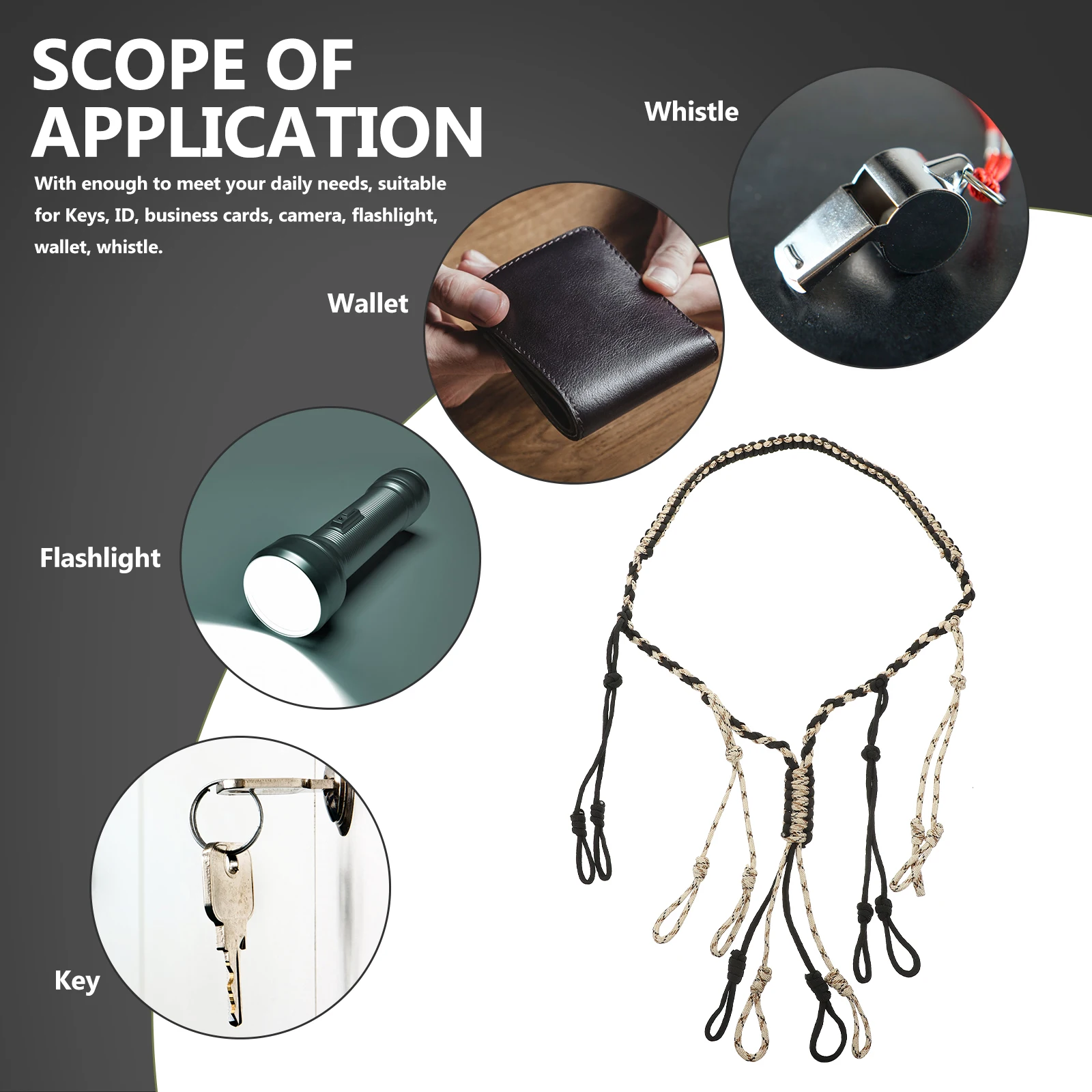 Hunting Collar Lanyard Polyester Adjustable Length Mobile Holder Camping Hiking Sports Outdoor Keeps Keys Cards Whistle Reliable
Hunting Collar Lanyard Polyester Adjustable Length Mobile Holder Camping Hiking Sports Outdoor Keeps Keys Cards Whistle Reliable