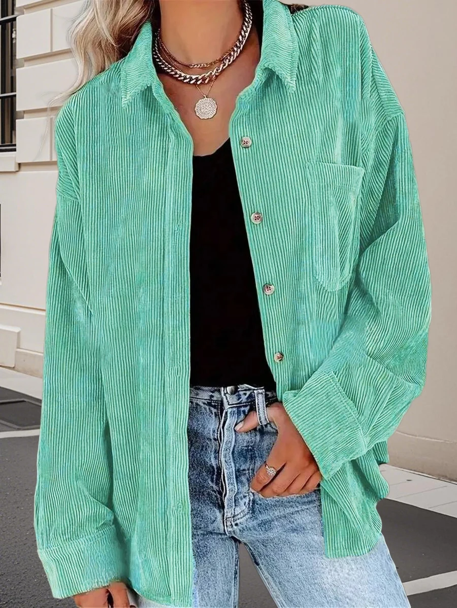 Женская осенняя модная верхняя куртка из бархатного материала Модная женская верхняя одежда
Женская осенняя модная верхняя куртка из бархатного материала Модная женская верхняя одежда