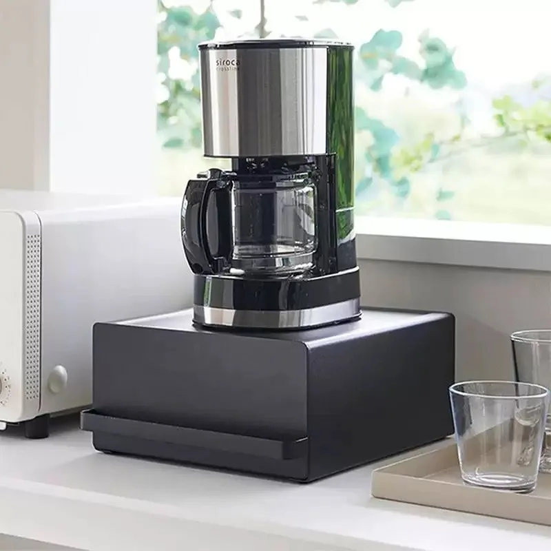 Coffee Pot Kettle Rack with Drawer Can Be Divided Into Compartments To Store Tea Bags, Water Cup Wrought Iron Storage Rack
Coffee Pot Kettle Rack with Drawer Can Be Divided Into Compartments To Store Tea Bags, Water Cup Wrought Iron Storage Rack
