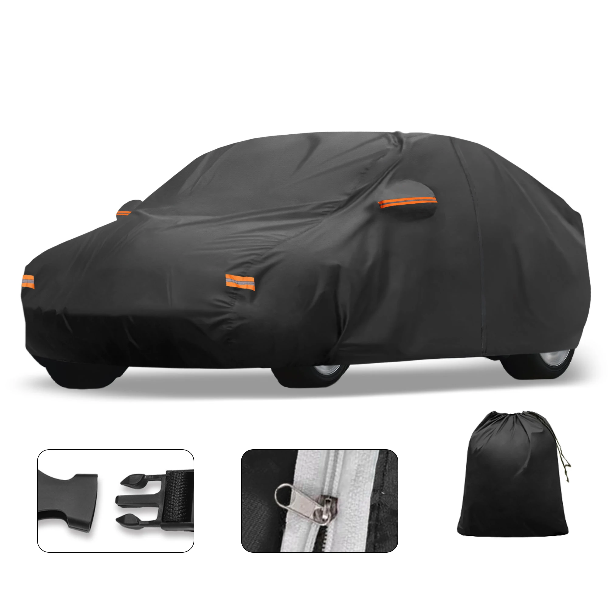 Motoforti Car Cover Outdoor Waterproof Sun Rain Hail Protection with Left Side Door Zipper 210D-PU for Genesis GV60
Motoforti Car Cover Outdoor Waterproof Sun Rain Hail Protection with Left Side Door Zipper 210D-PU for Genesis GV60