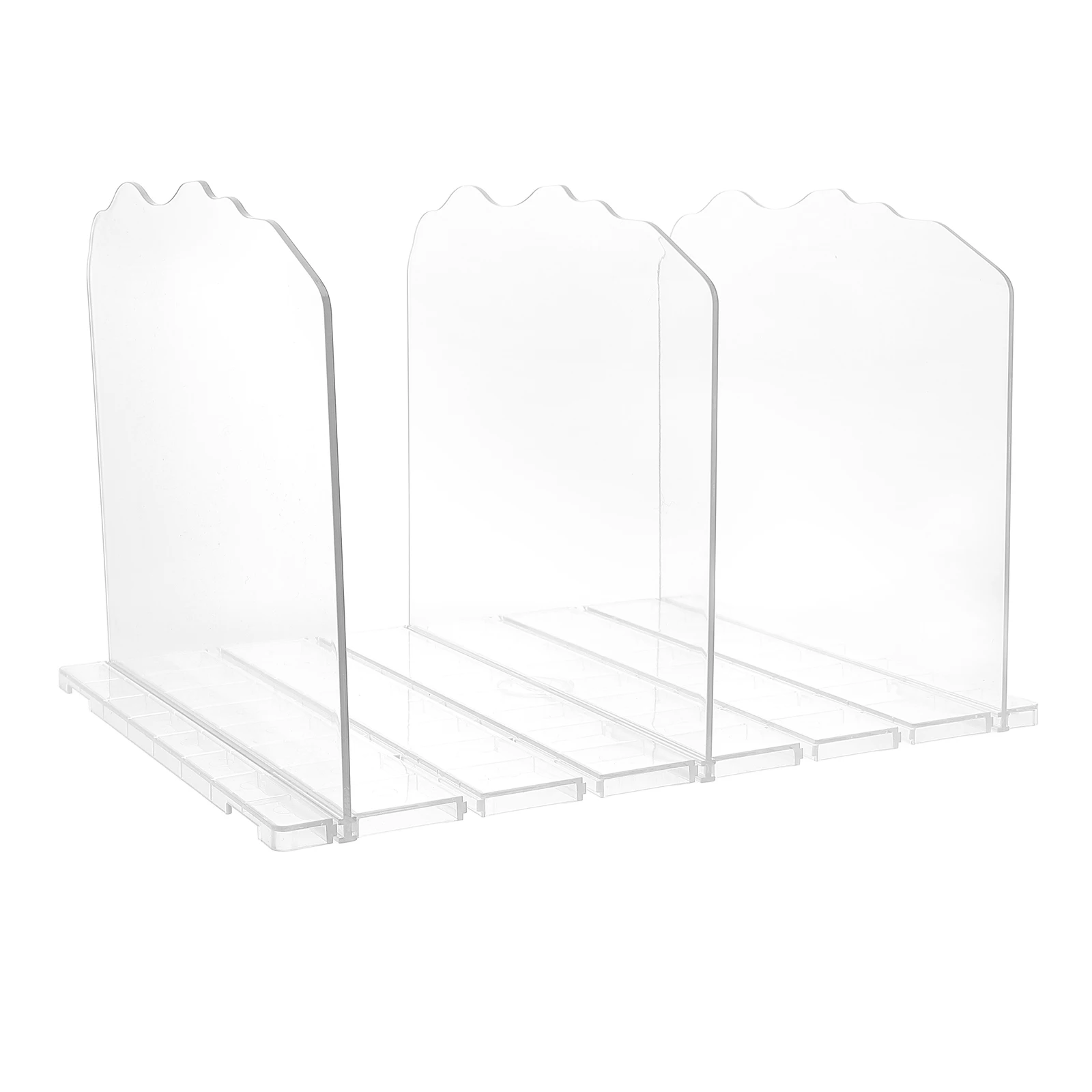 Reusable Tote Bag Organizer for Shopping Purposes Gift Bag Storage Clear Three Rows Plastic Shelf Stand Women
Reusable Tote Bag Organizer for Shopping Purposes Gift Bag Storage Clear Three Rows Plastic Shelf Stand Women