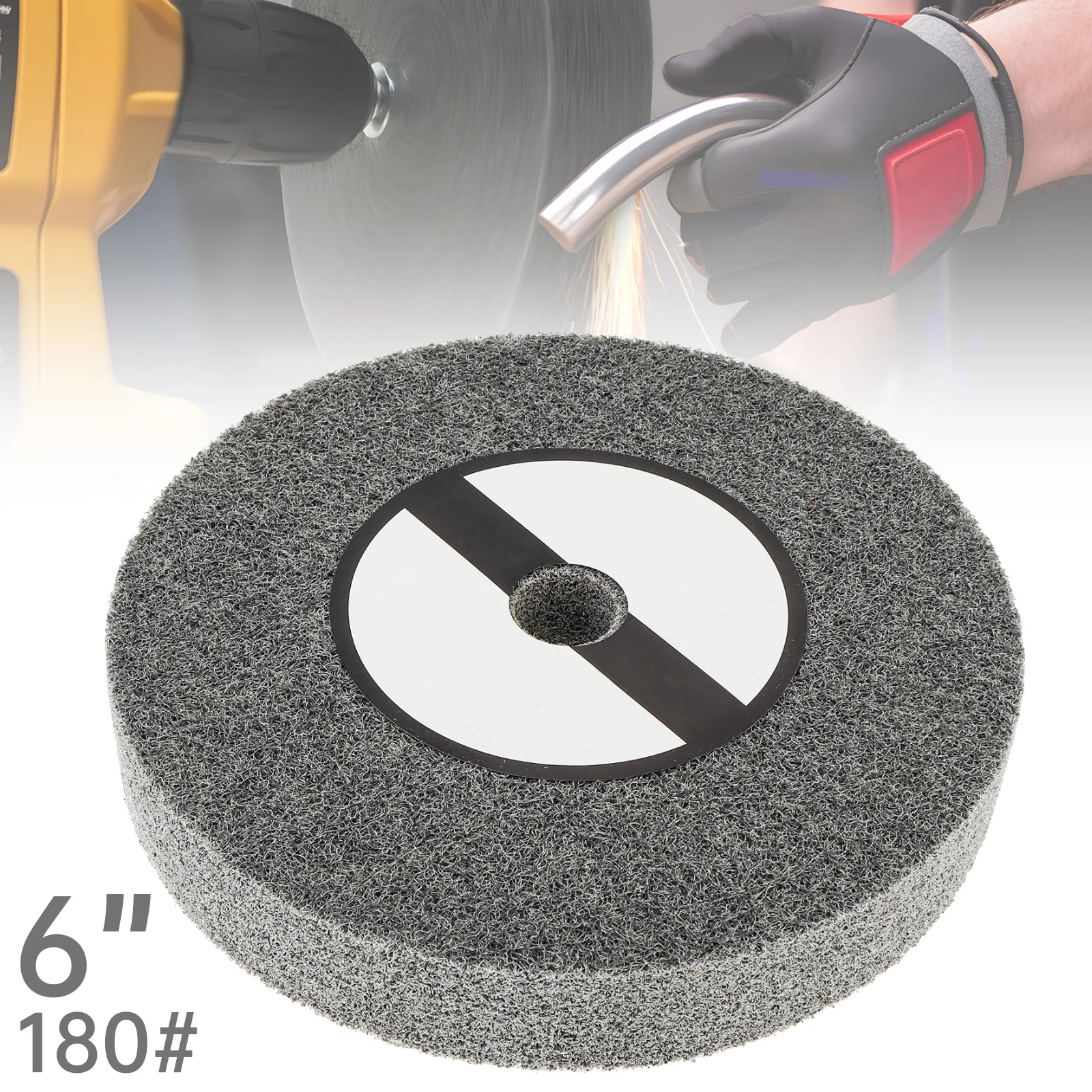 9p 180 Grit 5/8 inch Arbor Polishing Wheel Thickness Silicon Carbide&Nylon Deburring Buffing Grinder Wheel for Grinder Machines
9p 180 Grit 5/8 inch Arbor Polishing Wheel Thickness Silicon Carbide&Nylon Deburring Buffing Grinder Wheel for Grinder Machines