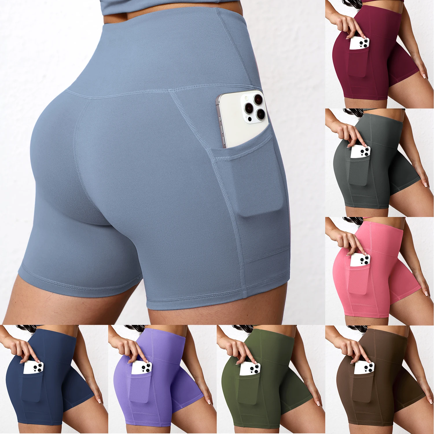 Women Sports Short With Pocketed Yoga Legging Shorts Squat Proof High Waist Fitness Tight Shorts Quick Drying Cycling Workout Gy
Women Sports Short With Pocketed Yoga Legging Shorts Squat Proof High Waist Fitness Tight Shorts Quick Drying Cycling Workout Gy