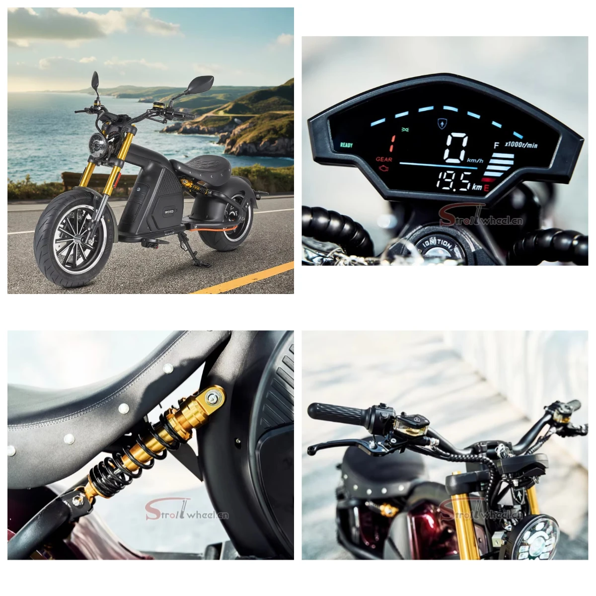 4000W 80km/h High Speed Citycoco Electric Scooter 72V Street Legal EEC Approved Motorcycle
4000W 80km/h High Speed Citycoco Electric Scooter 72V Street Legal EEC Approved Motorcycle