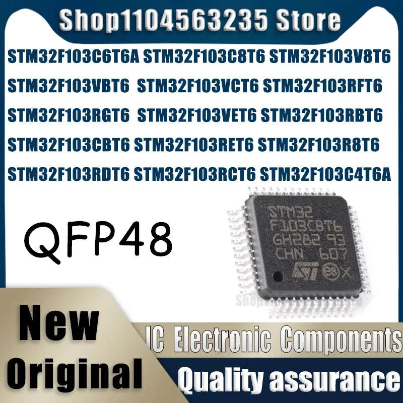 STM32F103C6T6A STM32F103C8T6 STM32F103RFT6 STM32F103RGT6 STM32F103RBT6 STM32F103CBT6 STM32F103RET6 STM32F103RDT6 STM32F103RCT6
STM32F103C6T6A STM32F103C8T6 STM32F103RFT6 STM32F103RGT6 STM32F103RBT6 STM32F103CBT6 STM32F103RET6 STM32F103RDT6 STM32F103RCT6