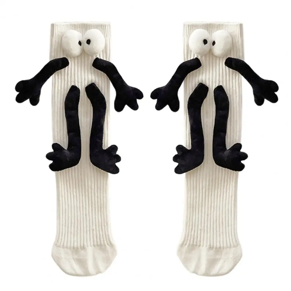 Holding Hands Socks Funny Couple Magnetic Mid-tube Socks with 3d Doll Super Soft Sweat Absorbing Breathable for Him for Unisex
Holding Hands Socks Funny Couple Magnetic Mid-tube Socks with 3d Doll Super Soft Sweat Absorbing Breathable for Him for Unisex