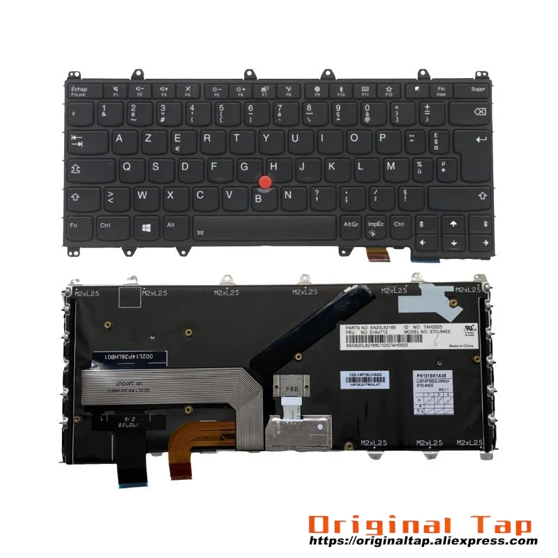 FR French Backlit Keyboard for Lenovo Thinkpad X380 Yoga 370 01EN397 01AV686 01HW586 01HW626
FR French Backlit Keyboard for Lenovo Thinkpad X380 Yoga 370 01EN397 01AV686 01HW586 01HW626