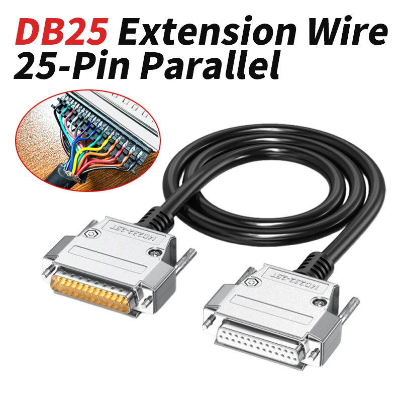 DB25 Extension Wire 25-Pin Parallel Port Serial Port Printer Data Cable 25-Pin Connector Male to Female Plug Pure Copper Line
DB25 Extension Wire 25-Pin Parallel Port Serial Port Printer Data Cable 25-Pin Connector Male to Female Plug Pure Copper Line
