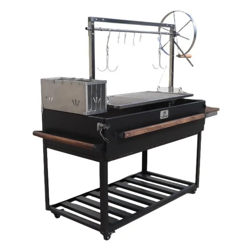 Freestanding Charcoal Spit Roaster Barbecue Grill
Freestanding Charcoal Spit Roaster Barbecue Grill