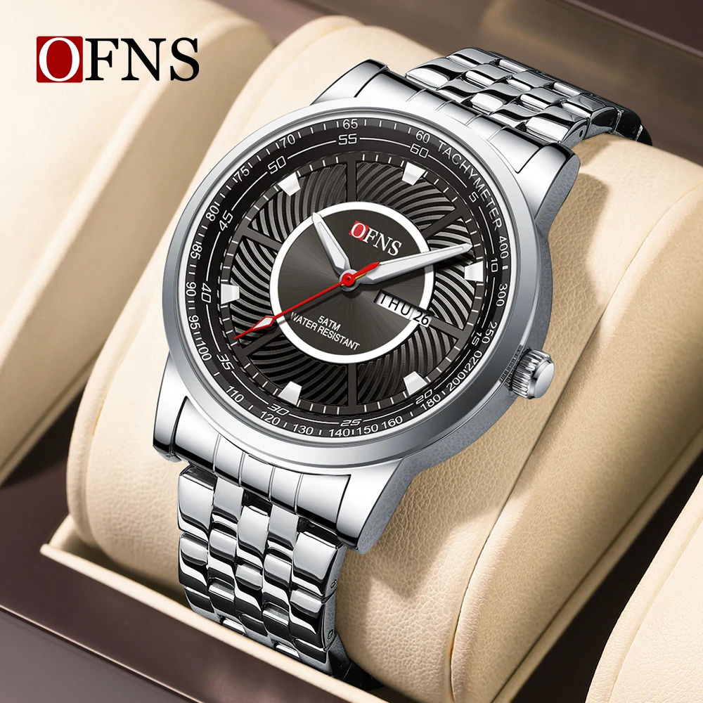 OFNS Top New 8036 Fashionable Men's Quartz Watch Waterproof Luminous Calendar Quartz Watch Men's Casual Watch 2024
OFNS Top New 8036 Fashionable Men's Quartz Watch Waterproof Luminous Calendar Quartz Watch Men's Casual Watch 2024
