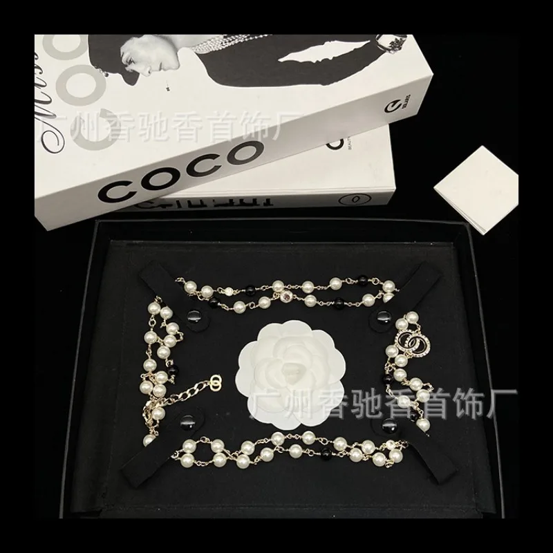 Black and White Pearl Square Diamond Atmospheric Sweater Chain Celebrity Style High Sense Versatile Long Necklace Women
Black and White Pearl Square Diamond Atmospheric Sweater Chain Celebrity Style High Sense Versatile Long Necklace Women