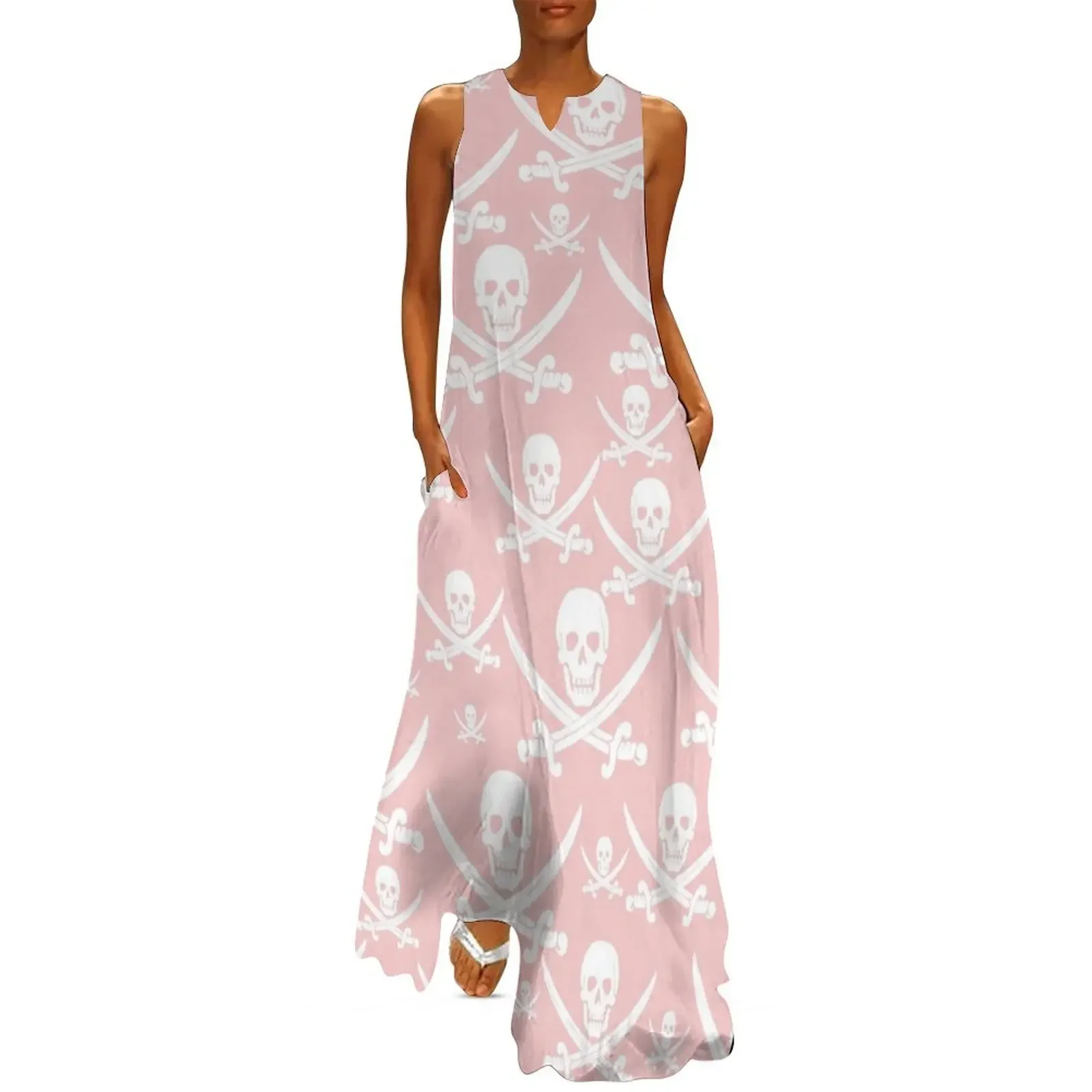 Millennial Pink Pirate Pattern Long Dress luxury dress women long dresses women's luxury party dress
Millennial Pink Pirate Pattern Long Dress luxury dress women long dresses women's luxury party dress