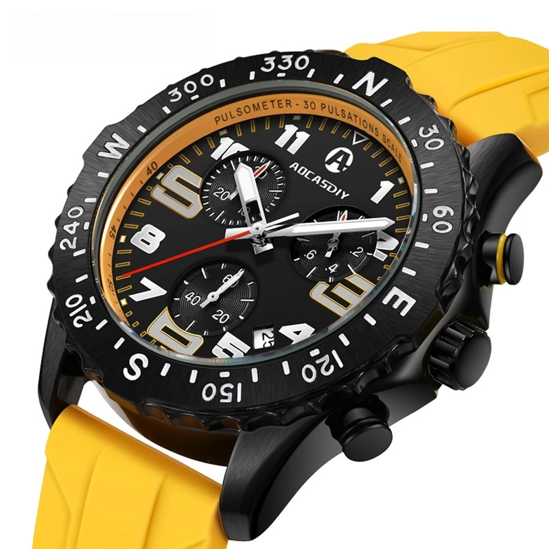AOCASDIY модный многофункциональный хронограф с тремя глазами и шестью стрелками, водонепроницаемые кварцевые часы с большим циферблатом, спортивные уличные студенческие часы
AOCASDIY модный многофункциональный хронограф с тремя глазами и шестью стрелками, водонепроницаемые кварцевые часы с большим циферблатом, спортивные уличные студенческие часы