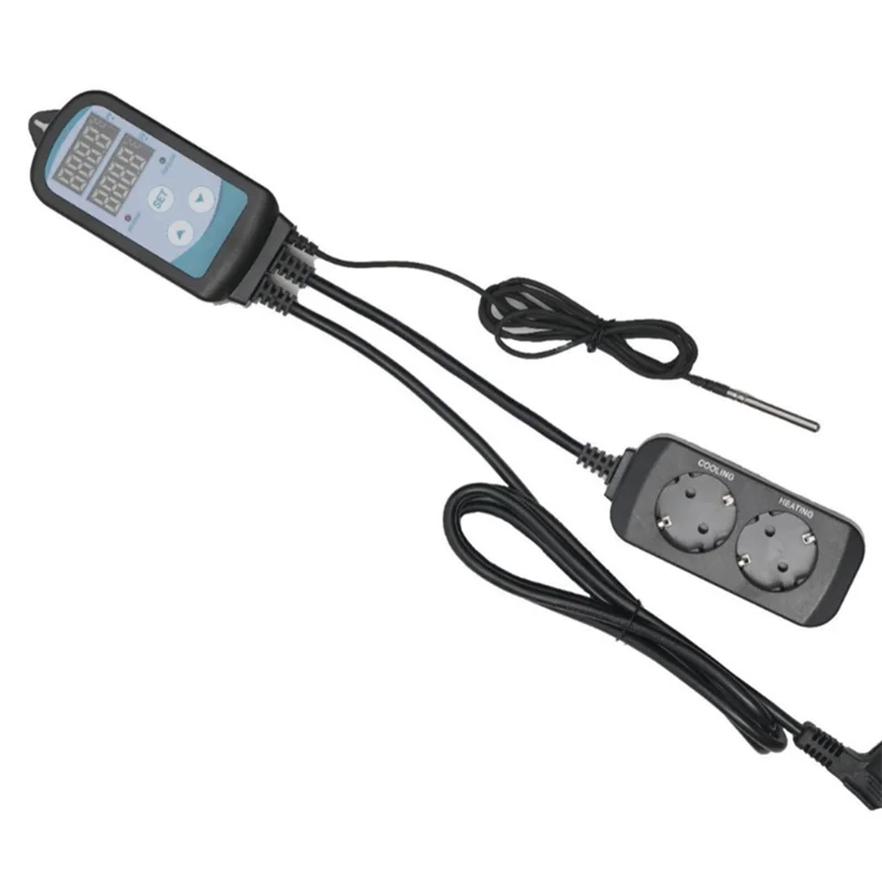 AEE6-HMT-2 Термостат европейского стандарта, контроль температуры посадки, цифровой регулятор температуры, вилка европейского стандарта
AEE6-HMT-2 Термостат европейского стандарта, контроль температуры посадки, цифровой регулятор температуры, вилка европейского стандарта