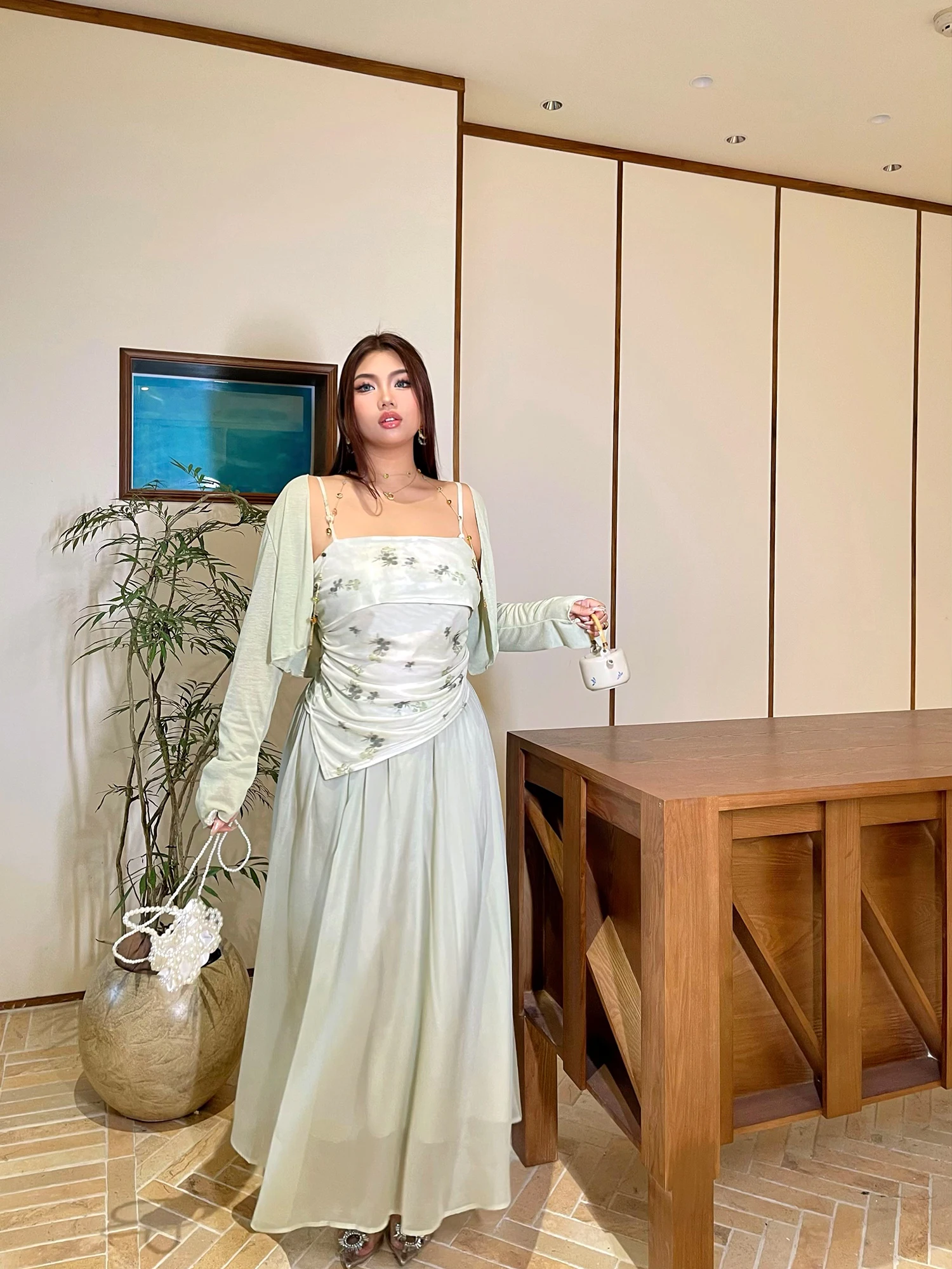 plus Size Women's New Chinese Sle Early Autumn Tee-Piece Set Slimming Long Sve round Ne f Open Cardigan Casual Fa...
plus Size Women's New Chinese Sle Early Autumn Tee-Piece Set Slimming Long Sve round Ne f Open Cardigan Casual Fa...