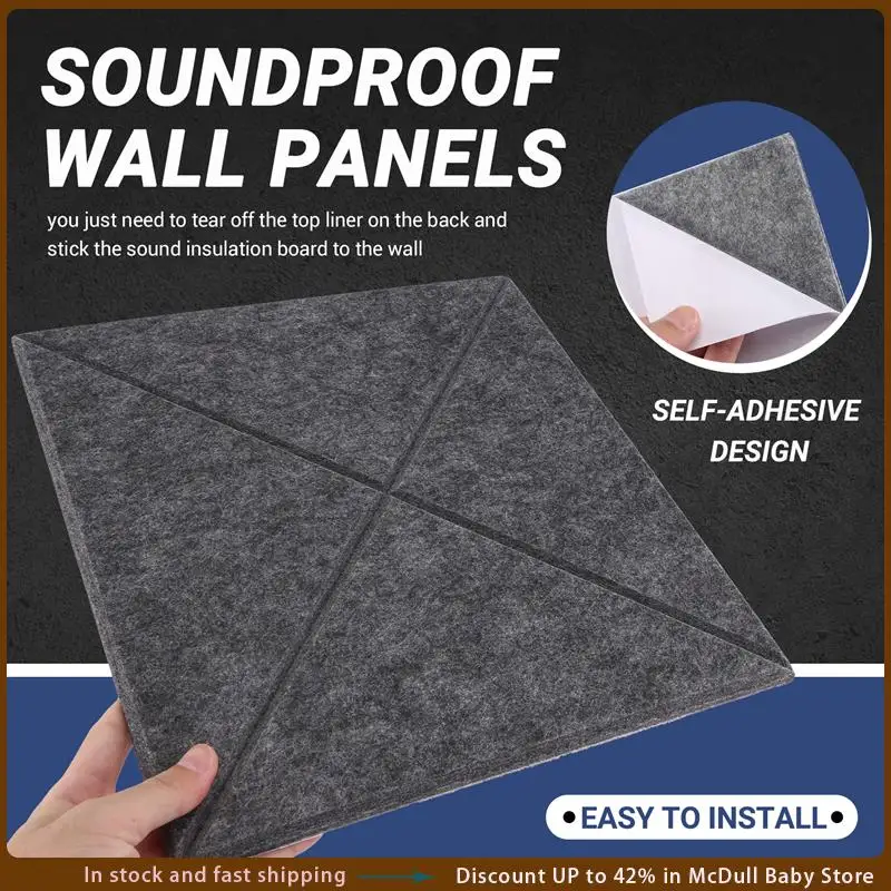 ABJA-12 Pcs Acoustic Panels,Sound Insulation Board,Wall Sound Insulation Board,For Acoustic Treatment,Wall Decor,Studio,Etc
ABJA-12 Pcs Acoustic Panels,Sound Insulation Board,Wall Sound Insulation Board,For Acoustic Treatment,Wall Decor,Studio,Etc