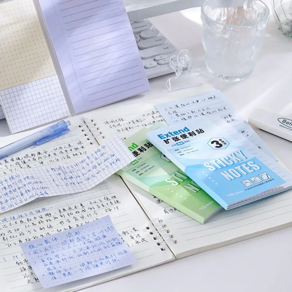 High Quality 3-in-1 Sticky Notes Extendable Lined/Dotted/Grid Extendable Sticky Notes Self-Stick Notes School Office
High Quality 3-in-1 Sticky Notes Extendable Lined/Dotted/Grid Extendable Sticky Notes Self-Stick Notes School Office