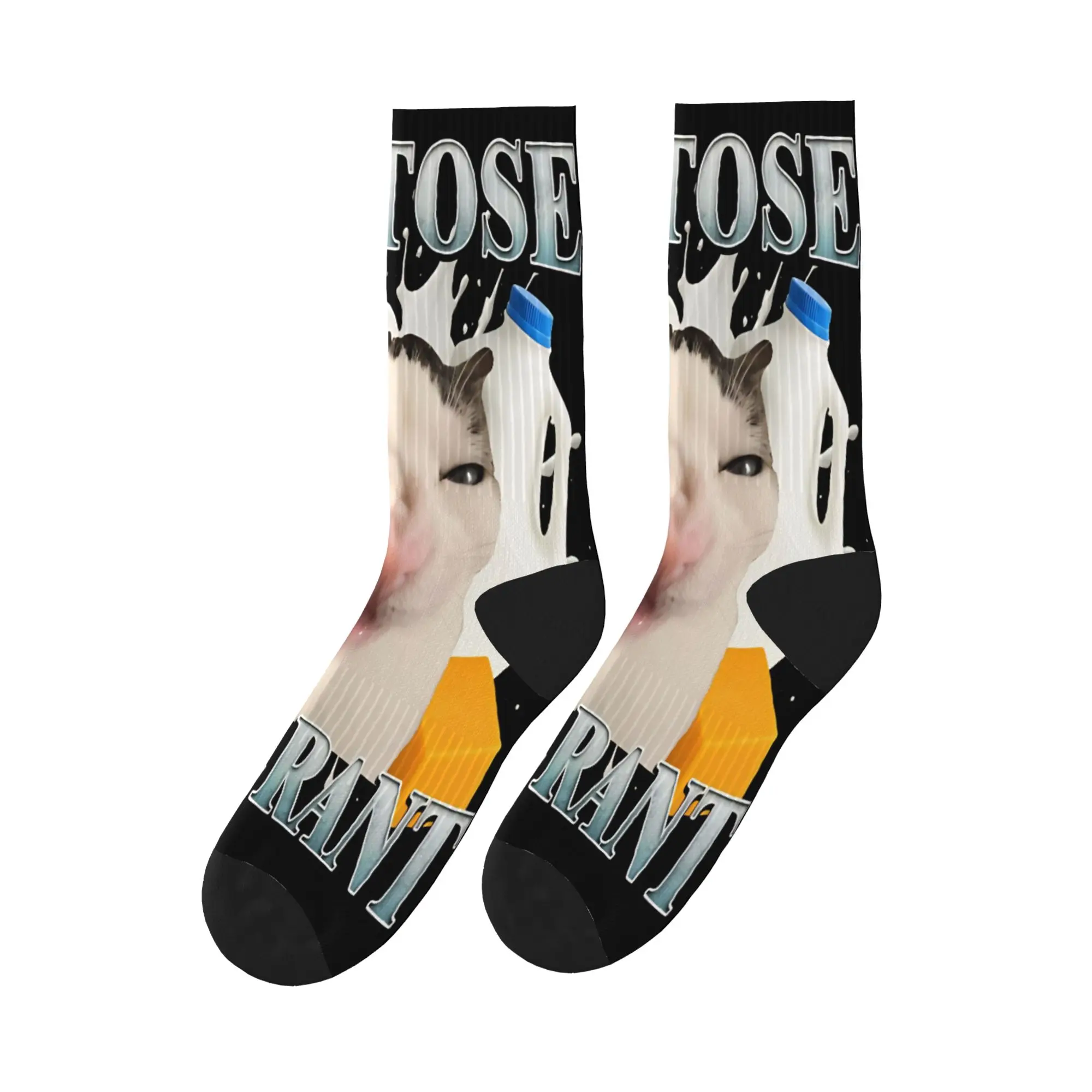 Мужские носки Lactoses Tolerants, забавные чулки с котом-мемом, осенние забавные носки высокого качества, велосипедные нескользящие носки с узором
Мужские носки Lactoses Tolerants, забавные чулки с котом-мемом, осенние забавные носки высокого качества, велосипедные нескользящие носки с узором