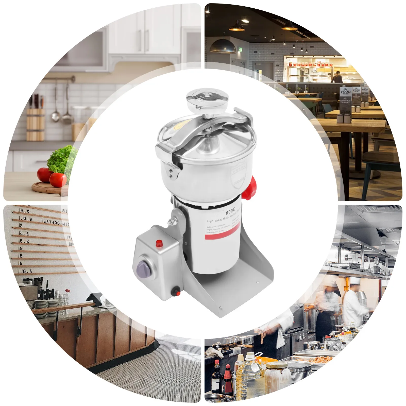 Commercial Electric Grain Mill Grinder for Dry Grains Kitchen Appliance High Efficiency Grinding
Commercial Electric Grain Mill Grinder for Dry Grains Kitchen Appliance High Efficiency Grinding