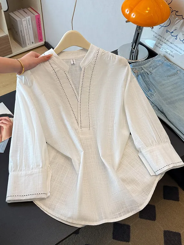 Loose Fit Long Sleeve Shirt Vintage Style Comfortable Lazy Feeling Large Size Design Casual Loose Shirt Women's Fashion
Loose Fit Long Sleeve Shirt Vintage Style Comfortable Lazy Feeling Large Size Design Casual Loose Shirt Women's Fashion