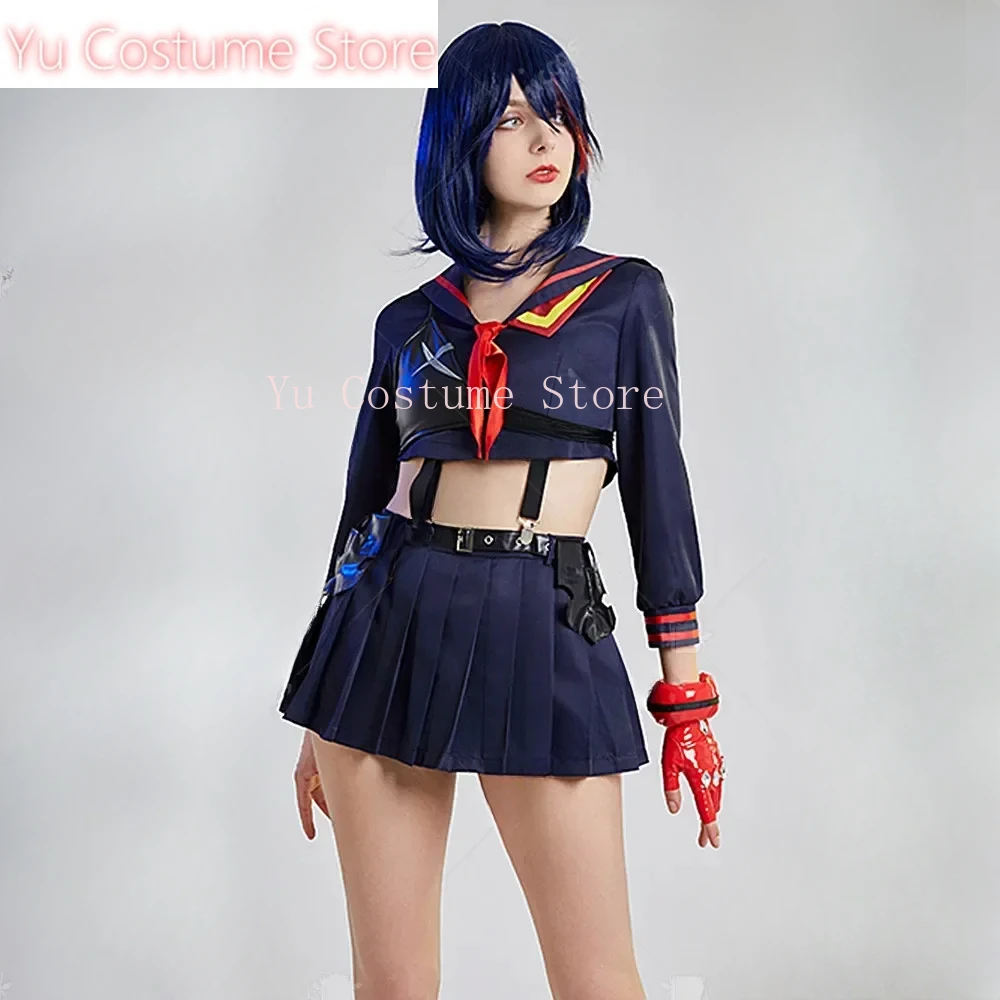 Костюм Ю, новый женский костюм для косплея Ryuko, комплект из рубашки и юбки с длинными рукавами
Костюм Ю, новый женский костюм для косплея Ryuko, комплект из рубашки и юбки с длинными рукавами