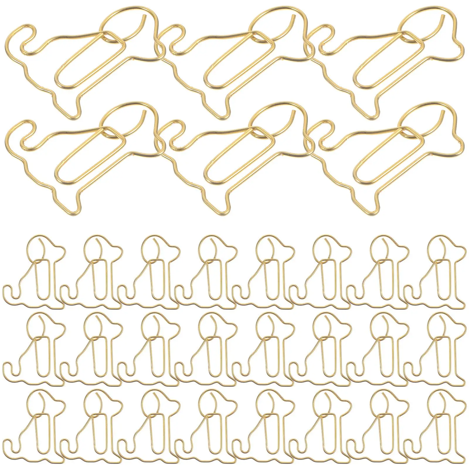 50pcs Sitting Dog Bookmarks Office Supplies Metal Paper Clips for Documents Notebooks Gifts Creative Shaped Desk Organizers File
50pcs Sitting Dog Bookmarks Office Supplies Metal Paper Clips for Documents Notebooks Gifts Creative Shaped Desk Organizers File