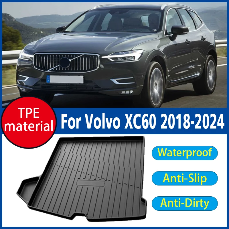 TPE Material Car Rear Trunk Mats For Volvo XC60 2018-2024 Waterproof Anti-Dirty Anti-Slip Rear Trunk Carpets Storage Carpets Pad
TPE Material Car Rear Trunk Mats For Volvo XC60 2018-2024 Waterproof Anti-Dirty Anti-Slip Rear Trunk Carpets Storage Carpets Pad