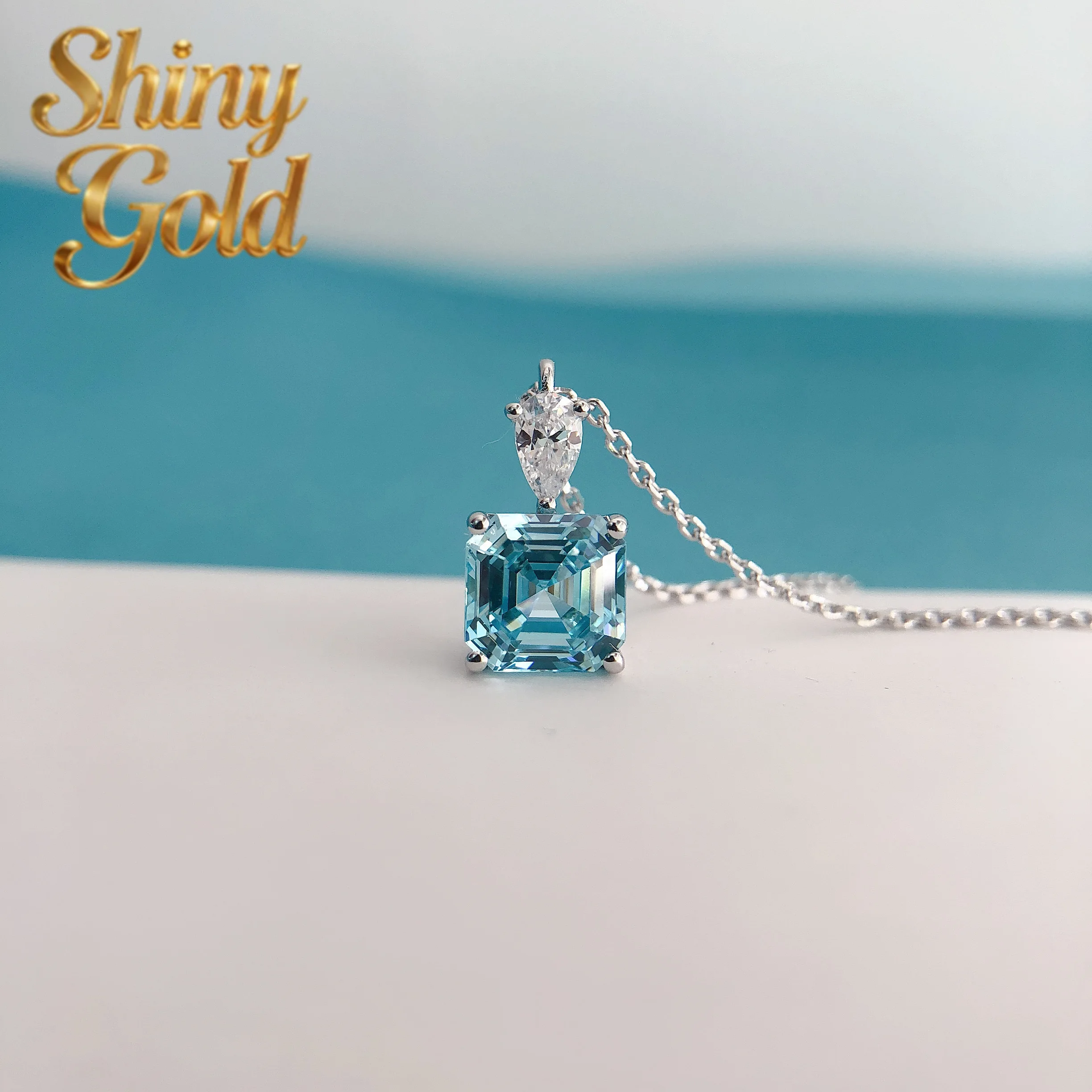 Подвеска ShinyGold с выращенным в лаборатории бриллиантом огранки Ашер 3 карата (8,5*8,5 мм) для женщин, роскошное качество, 14-каратное белое золото, свадебное колье-подвеска
Подвеска ShinyGold с выращенным в лаборатории бриллиантом огранки Ашер 3 карата (8,5*8,5 мм) для женщин, роскошное качество, 14-каратное белое золото, свадебное колье-подвеска