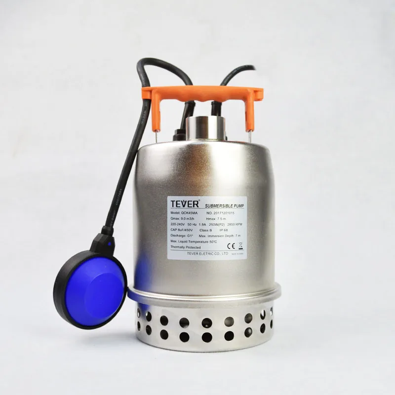 1/3 1.25 Inch Outlet Electric Stainless Steel Submersible Sump Water Pump for Household
1/3 1.25 Inch Outlet Electric Stainless Steel Submersible Sump Water Pump for Household